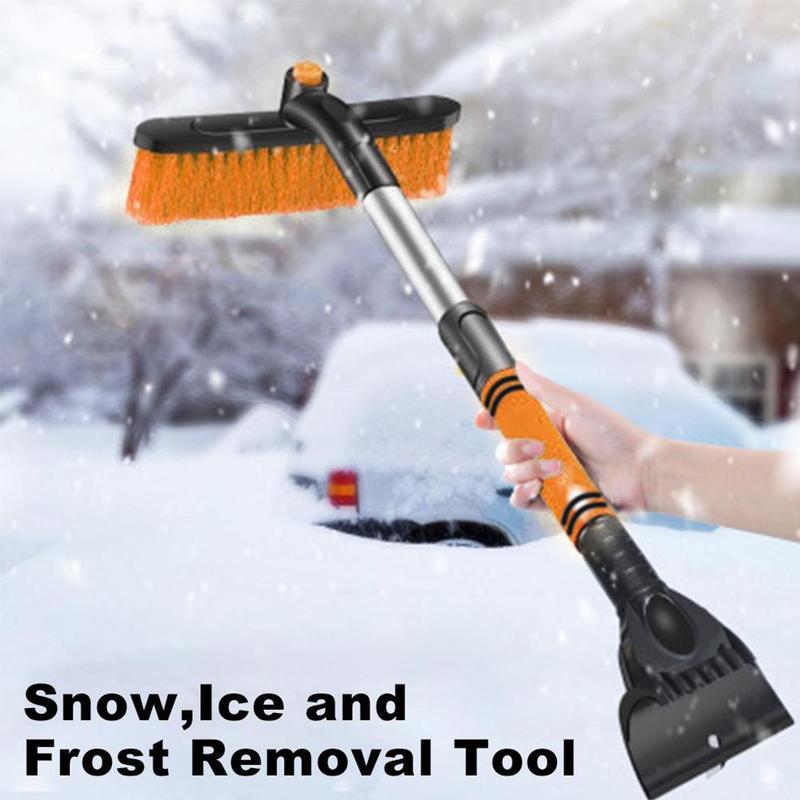 Car Cleaning Brush Ice Scraper Detachable Snow Shovel Brush Dust Remov –  Alpha Auto Rental