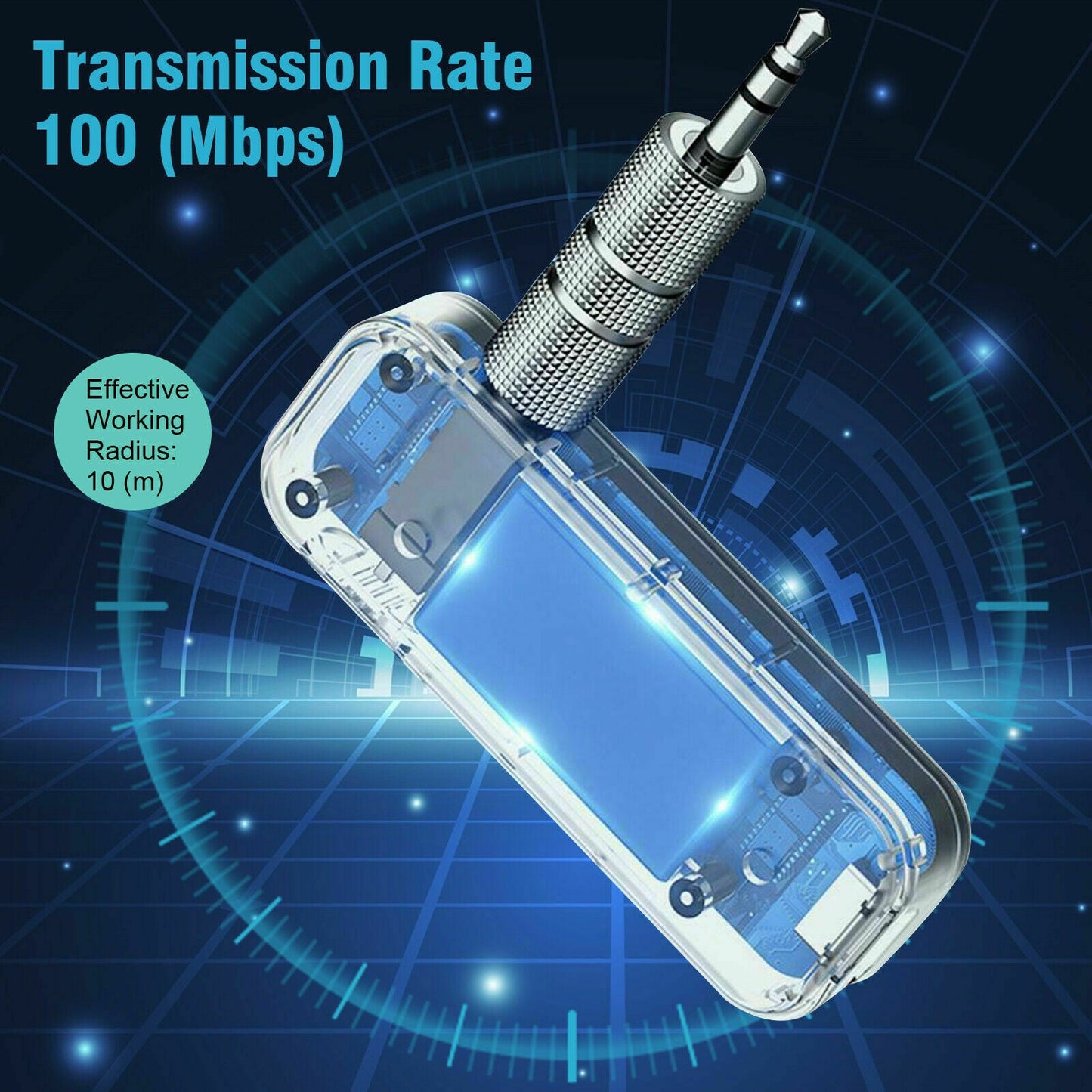 Bluetooth 5.0 2in1 Transmitter Receiver Car Wireless Audio Adapter USB 3.5mm Aux - Alpha Auto Rental - Alpha Auto Rental