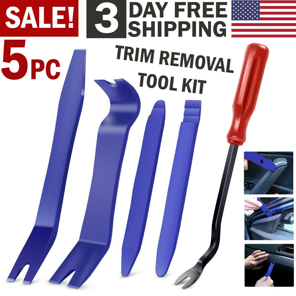 Car Trim Removal Tool Kit Set Door Panel Fastener Auto Dashboard Plastic Tools - Alpha Auto Rental - Alpha Auto Rental