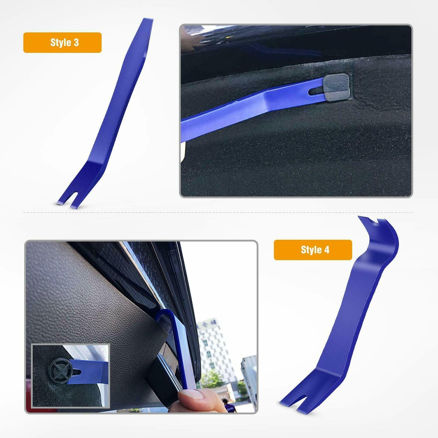 Car Trim Removal Tool Kit Set Door Panel Fastener Auto Dashboard Plastic Tools - Alpha Auto Rental - Alpha Auto Rental