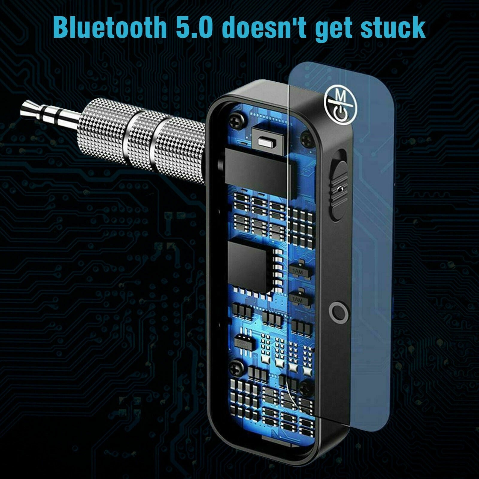 Bluetooth 5.0 2in1 Transmitter Receiver Car Wireless Audio Adapter USB 3.5mm Aux - Alpha Auto Rental - Alpha Auto Rental